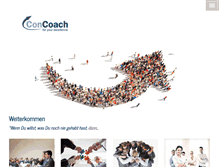 Tablet Screenshot of concoach.com